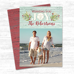 Wishing-You-Joy-Beach-rustic-holiday-photo-Christmas-Card